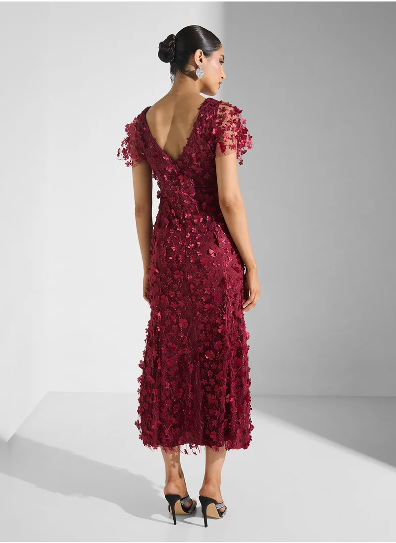 ايلا ليمتد اديشن 3D Florals Dress