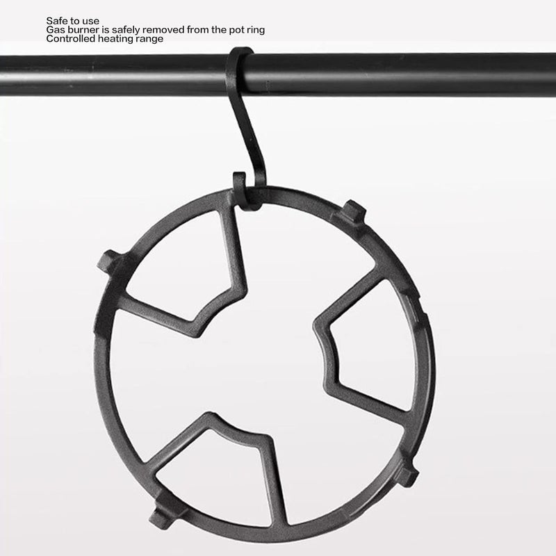 Ejoyous Wok Ring Cast Iron Support Ring, Universal Stove Rack Pan Support Trivet Non-Slip Cooktop Range Rack for Kitchen Gas Hob 8cm Diameter - Image 5