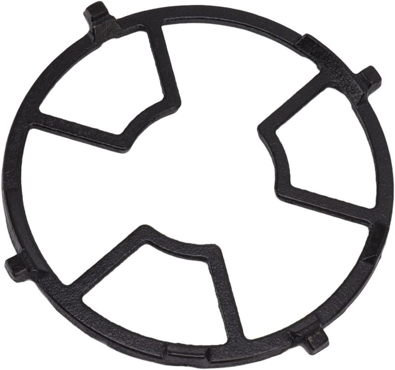 Ejoyous Wok Ring Cast Iron Support Ring, Universal Stove Rack Pan Support Trivet Non-Slip Cooktop Range Rack for Kitchen Gas Hob 8cm Diameter - Image 1