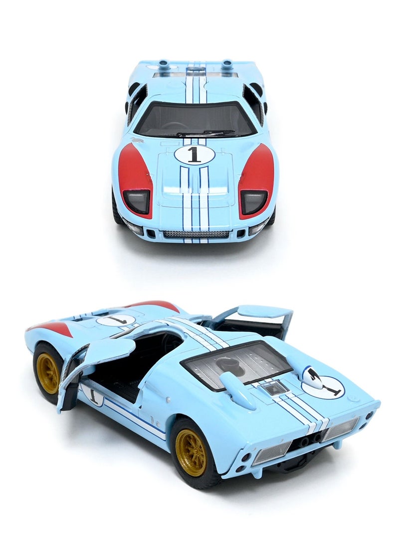 Kinsmart 1966 FORD GT40 MKII Die Cast Metal Doors Openable Pull Back Action Toy Car - Image 1