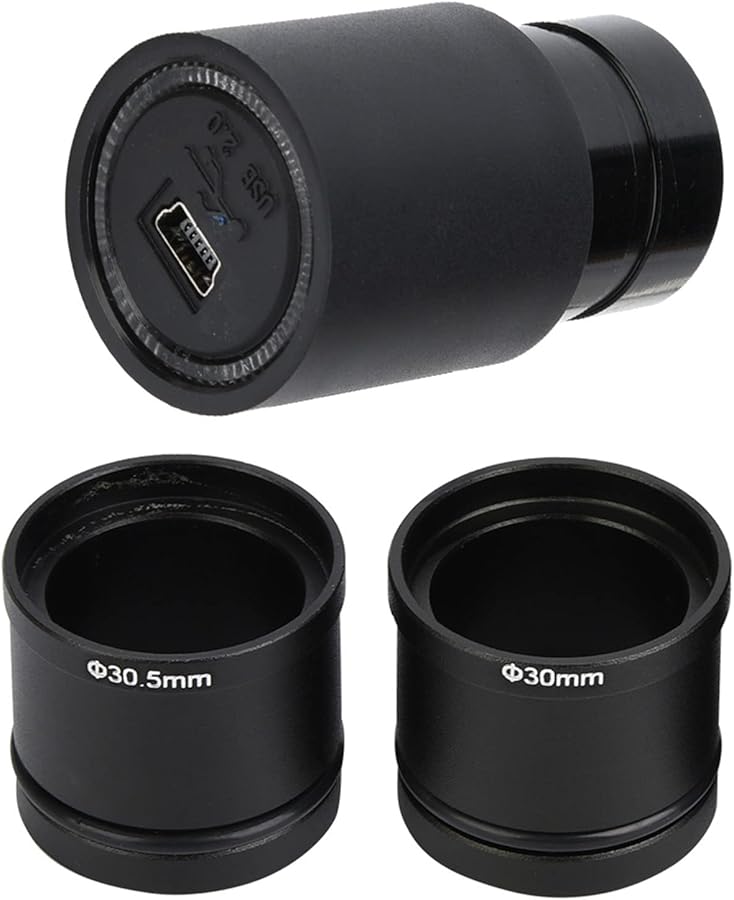 1 3MP USB 2 0 Microscope Electronic Eyepiece with Two Adapter Rings for 23 2MM 30 0MM 30 5MM Microscopes - Image 5
