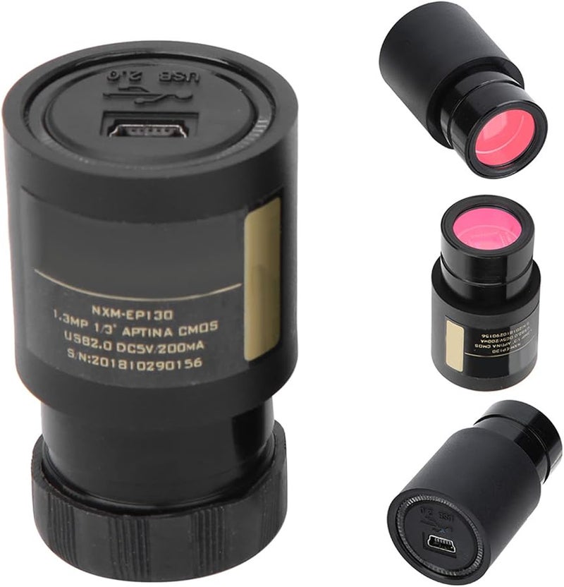 1 3MP USB 2 0 Microscope Electronic Eyepiece with Two Adapter Rings for 23 2MM 30 0MM 30 5MM Microscopes - Image 4