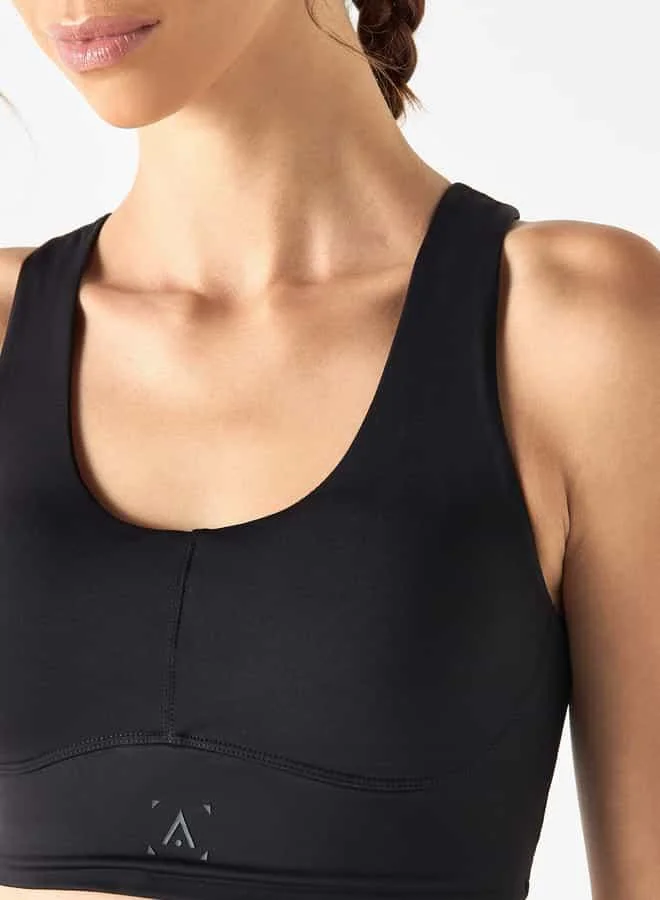 ADOT by Splash Sport Bra with Racerback Detail
