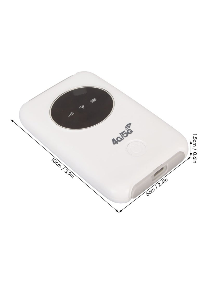 SYOSI 4G LTE USB WiFi Modem Router with SIM Card Slot, Unlocked 5G WiFi Hotspot Device, 300Mbps Mobile Router Built in 3200MAh Battery, Supports 10 Devices, for Outdoor Live  - Image 3