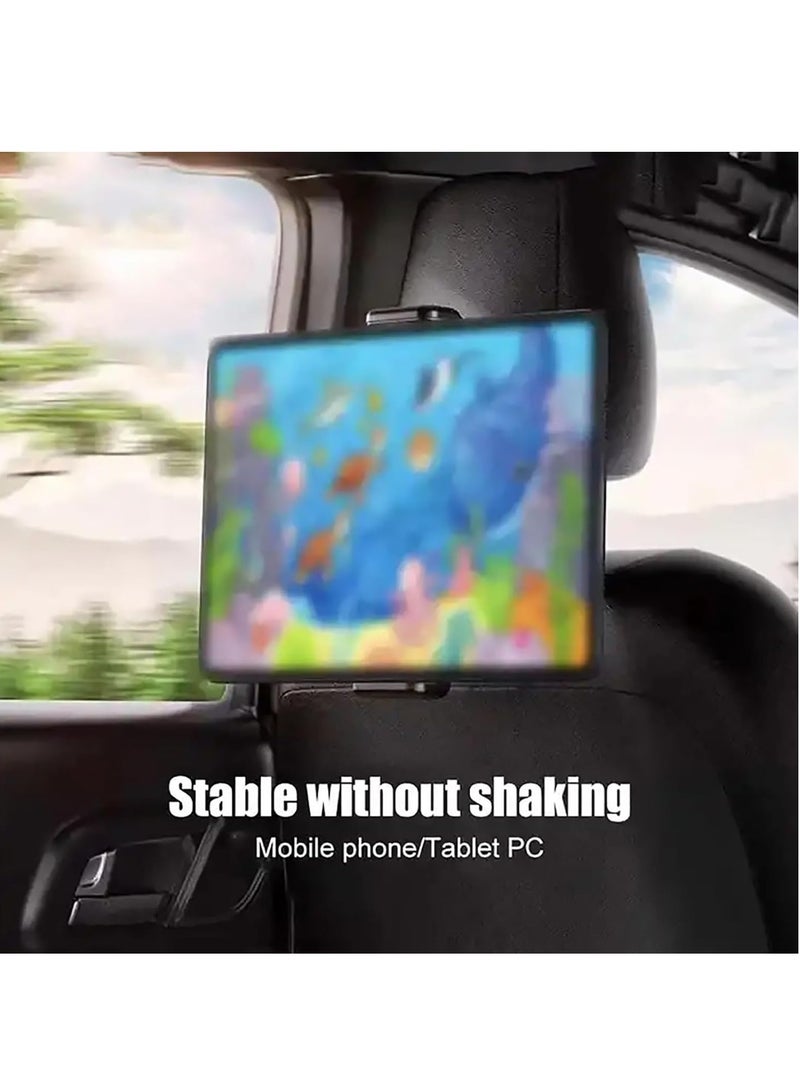 Car Rear Pillow Phone Holder Tablet iPad Holder 360 Degree Rotating Foldable Holder Suitable for 4.7-12.9 inch Mobile Phones and Tablets - Image 3