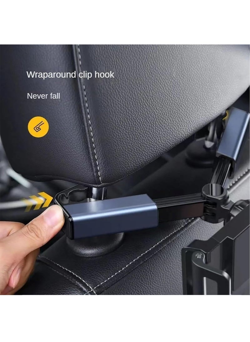 Car Rear Pillow Phone Holder Tablet iPad Holder 360 Degree Rotating Foldable Holder Suitable for 4.7-12.9 inch Mobile Phones and Tablets - Image 5