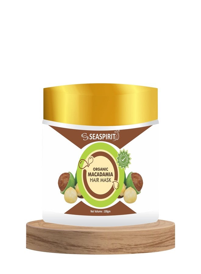 SEASPIRIT Organic Macadamia Hair Mask for Ultimate Hydration and Hair Repair(100 gm) - Image 1