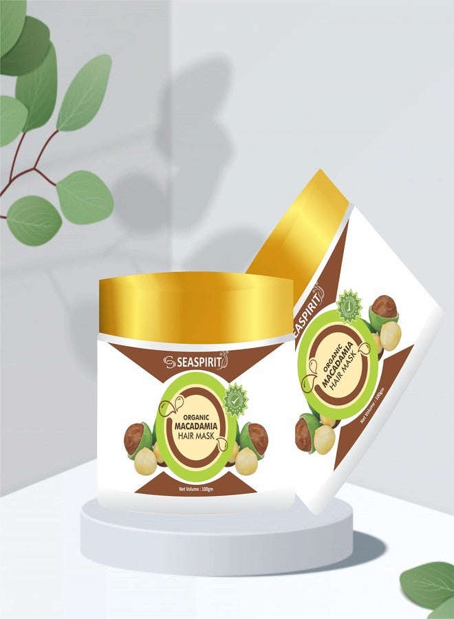 SEASPIRIT Organic Macadamia Hair Mask for Ultimate Hydration and Hair Repair(100 gm) - Image 3