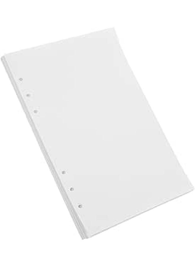 80 Sheets Refill Paper Inserts Thick Smooth Binder Paper for Journaling Note Taking Planners Organizers - Image 1