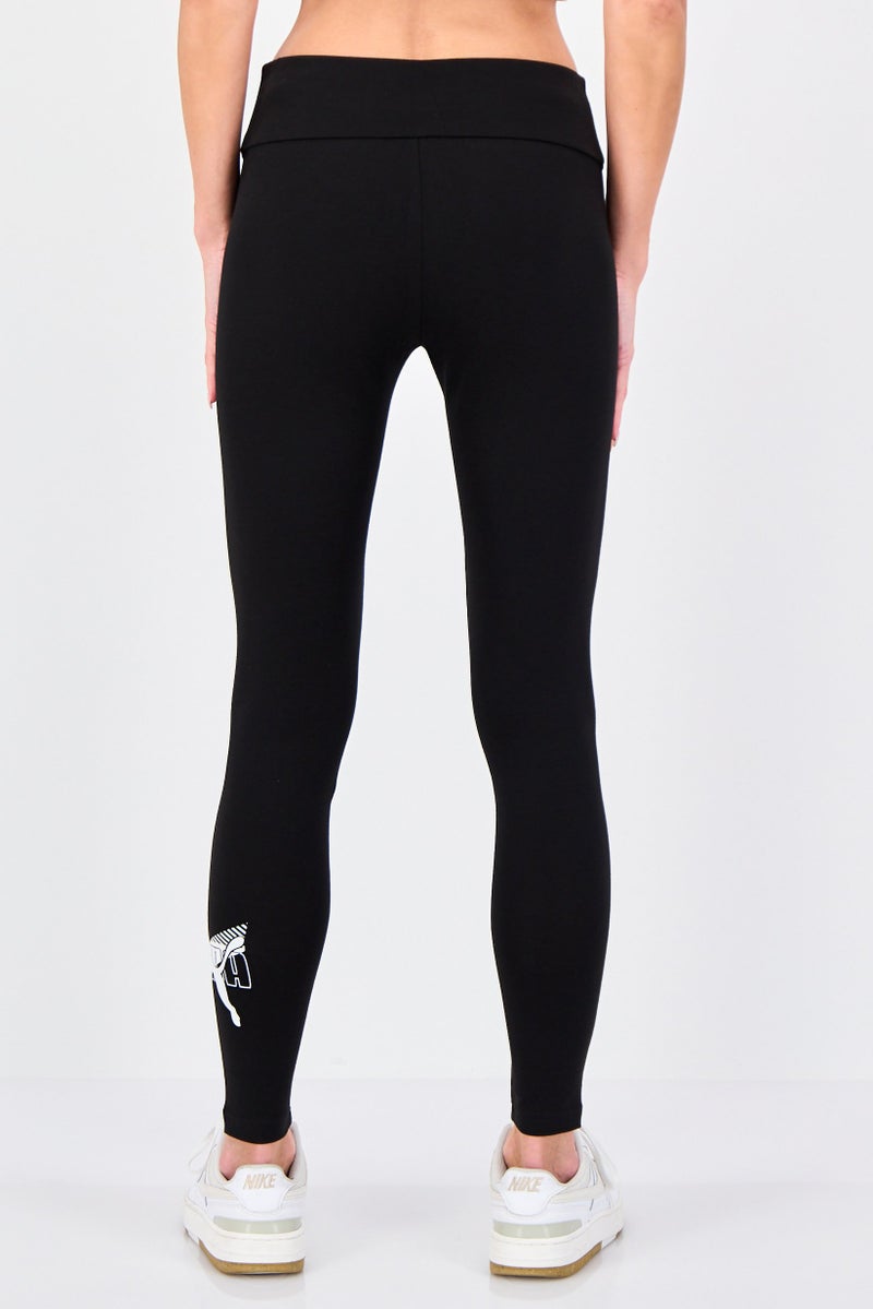 PUMA Women Sportswear Fit Training Leggings, Black - Image 3