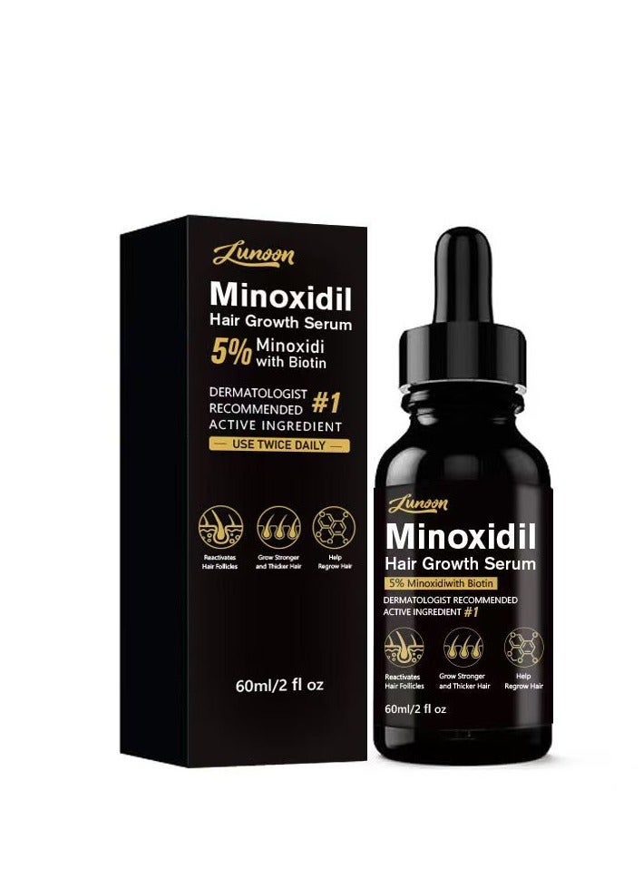 LUNOON Hair Growth Serum for Hair Loss, Thinning and Faster Regrowth Treatment - Image 1