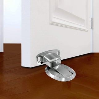 LISHER Magnetic Door Stopper Floor Door Stopper Magnetic Heavy Duty Door Holder to Keep Doors Open with 3M Self Adhesive and Hidden Screw Mount 1pcs Silver - pzsku/ZC56EE87E498D55321C57Z/45/1746638908/e623baa7-ac98-4ba2-a387-3a27f7b77703