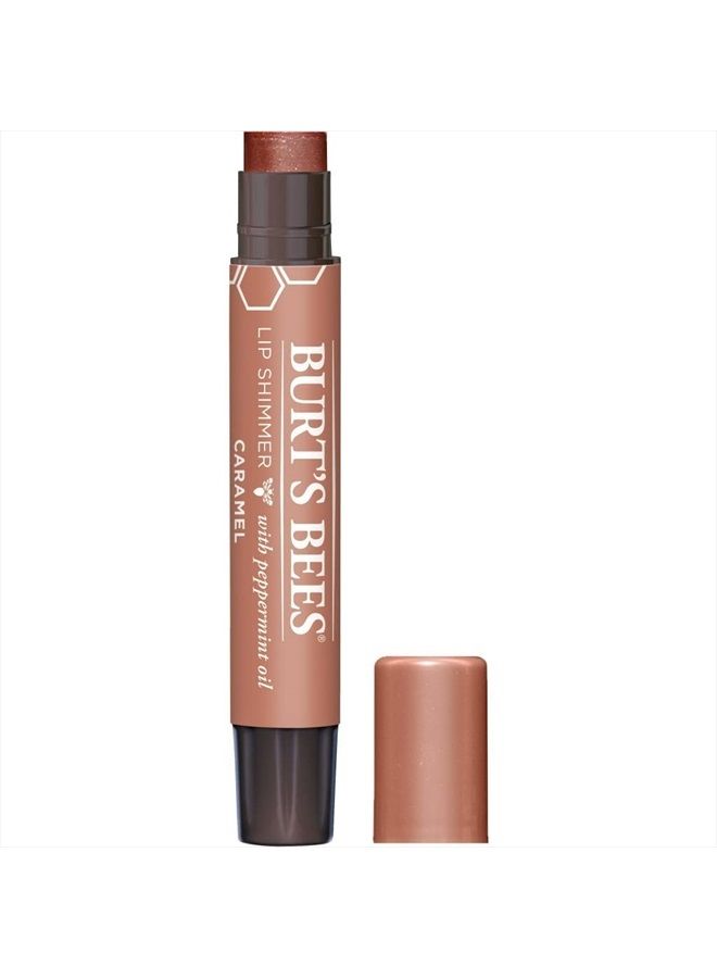 Burt's Bees Burts Lip Shimmer Caramel Size .09z Burts Lip Shimmer Caramel .09z - Image 1