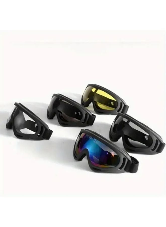 Unisex Fashion Glasses Black Frame Transparent Lens Durable PTU Frame Lightweight - Image 2