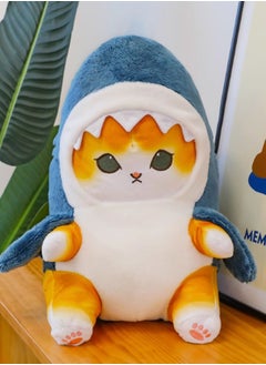 Snuggle Fin The Shark Cat Plushie  - Image 2