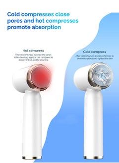 Beurer 6 In 1 Ultrasonic Electric Face Cleansing Brush Hot & Cold Compress Therapy Facial Exfoliating Pore Cleaner Blackhead Removal  - Image 4