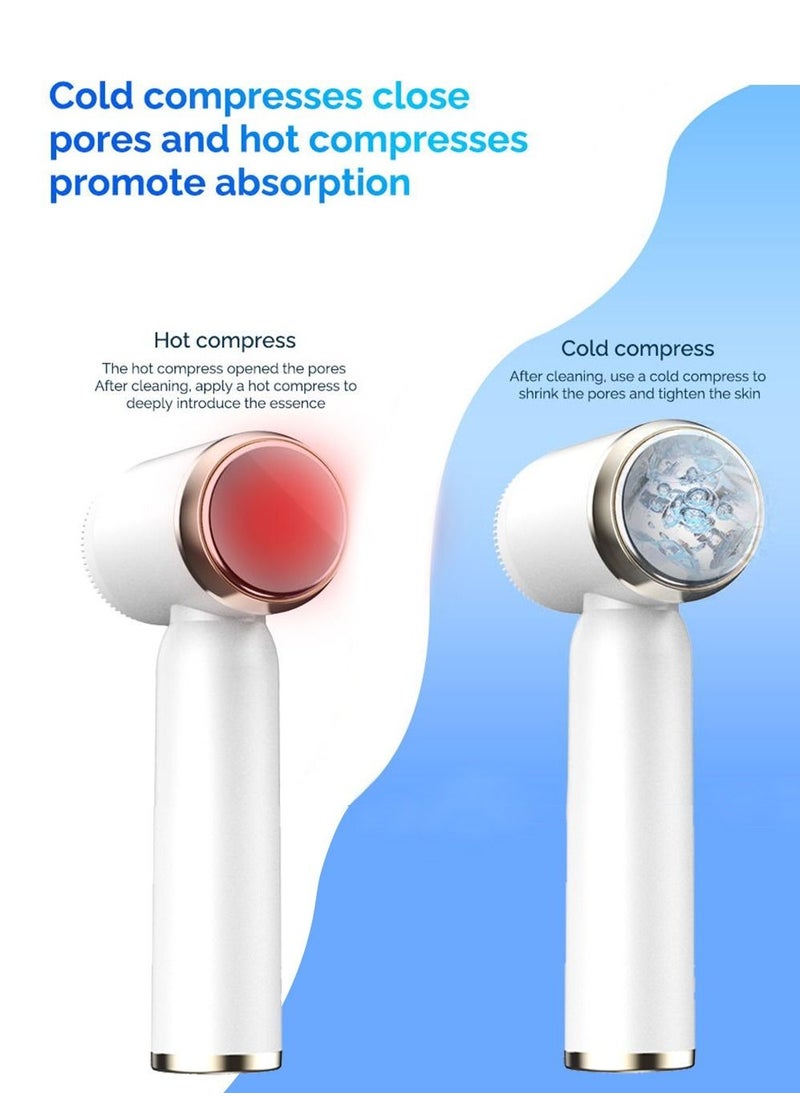 Beurer 6 In 1 Ultrasonic Electric Face Cleansing Brush Hot & Cold Compress Therapy Facial Exfoliating Pore Cleaner Blackhead Removal  - Image 4