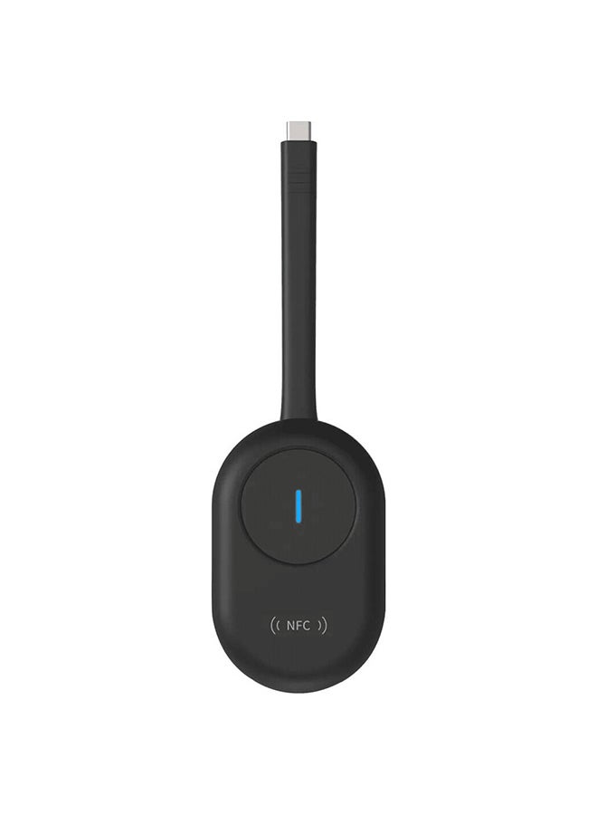 HIKVISION Wireless Dongle, Supports for Windows/Mac OS, Type-C Iterface, Wi-Fi 2.4G/5G Dual-Band, USB 2.0, Supports 4K Resolution, 512MB RAM, 30 fps Frame Rate, DS-D5SC3B-B Black - Image 1