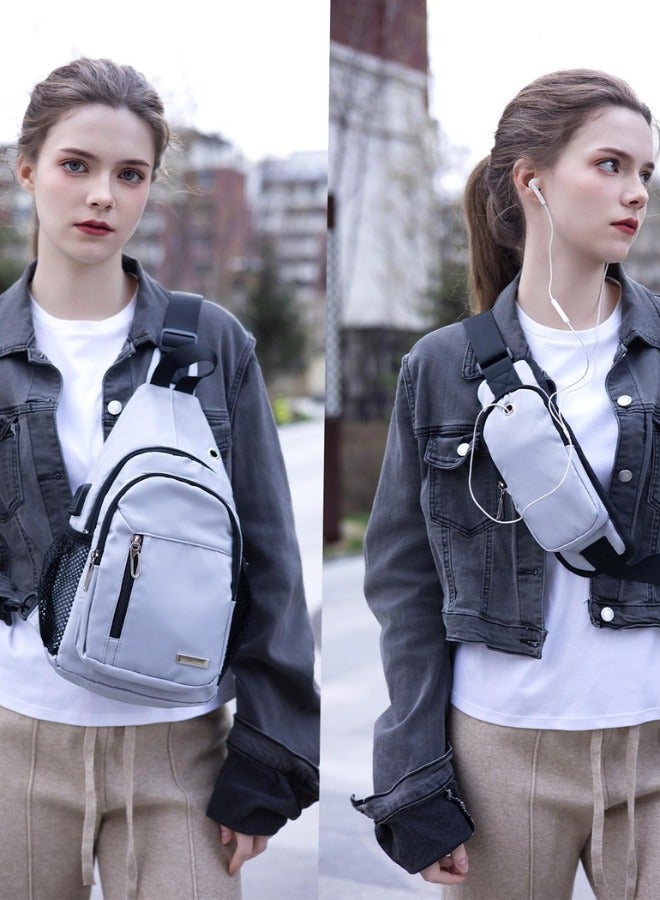 Chase Up Waterproof Sling Backpack Crossbody Sling Bag, Cross Bag Adjustable Travel Hiking Essentials Casual Daypack Multipurpose Chest Bag Purse for Women Men - Image 2