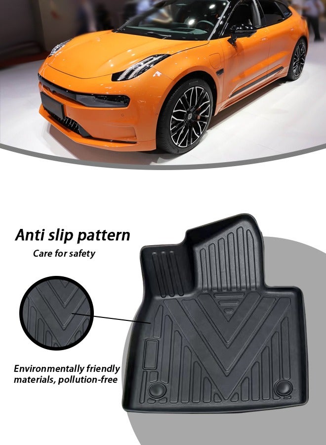 Car mat, suitable for ZEEKR 001 car mat, 3D customized, 2024 car mat, all-weather wear-resistant, anti-slip, washable, high-end mat. goodcar - Image 2