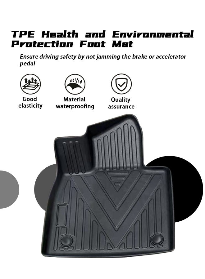Car mat, suitable for ZEEKR 001 car mat, 3D customized, 2024 car mat, all-weather wear-resistant, anti-slip, washable, high-end mat. goodcar - Image 4