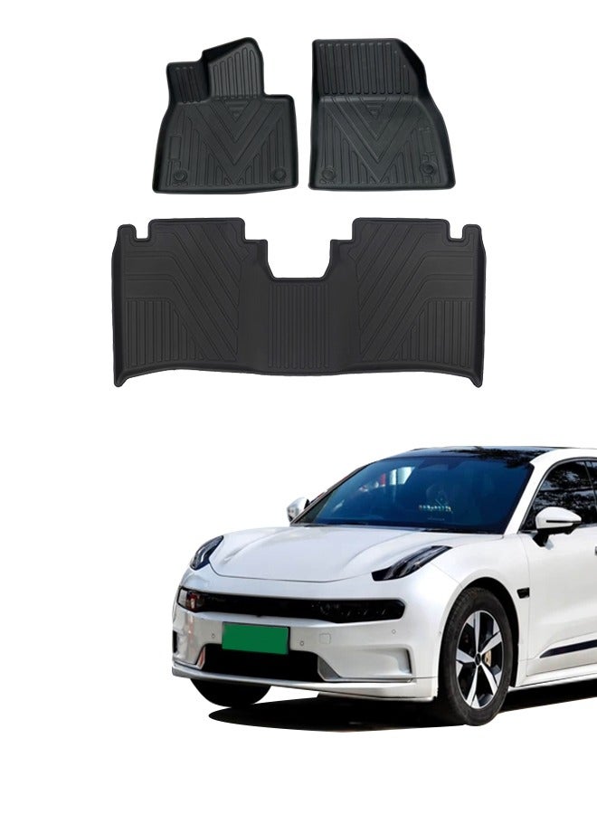 Car mat, suitable for ZEEKR 001 car mat, 3D customized, 2024 car mat, all-weather wear-resistant, anti-slip, washable, high-end mat. goodcar - Image 1
