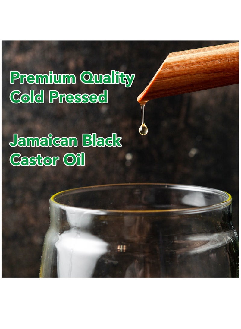 NIFEISHI Organic Castor Oil 60ml Pure Natural Massage Oil Cold Pressed Jamaican Black Castor Oil for Detox Compress Wrap Skin Conditioning Oil Hair Eyelash Oil Nourish Scalp Dry Skin Moisturizer Carrier Oil  - Image 3
