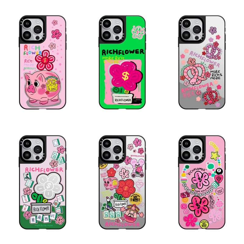 Shockproof Painted Acrylic Phone Case for iPhone 16 Pro - Clear/Mirror Frame with MagSafe Option - Image 2