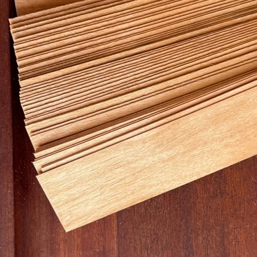 Phinicco Extra Wide Wooden Wicks 3cm Wide Candle Wicks 5.1 X 1.2 Inch Natural Candle Wood Wicks with Stand Candle Cores for DIY Candle Making Craft（100pcs ）(Use Two Wicks) - Image 5