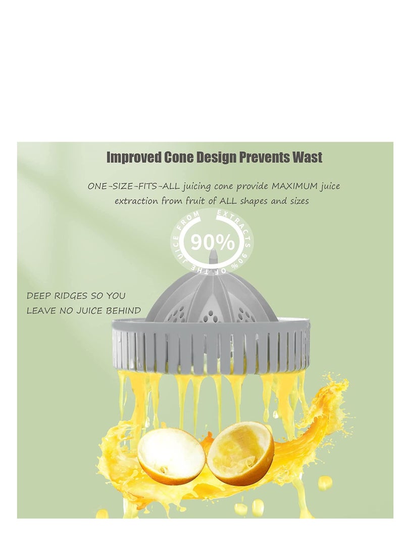 Generic - Citrus Juicer Machines Fruit Electric Orange Juicer Squeezer USB Rechargeable Easy Press Lemon Lime Orange Grapefruit Juice Squeezer Easy to Clean fruit juicer - Image 1