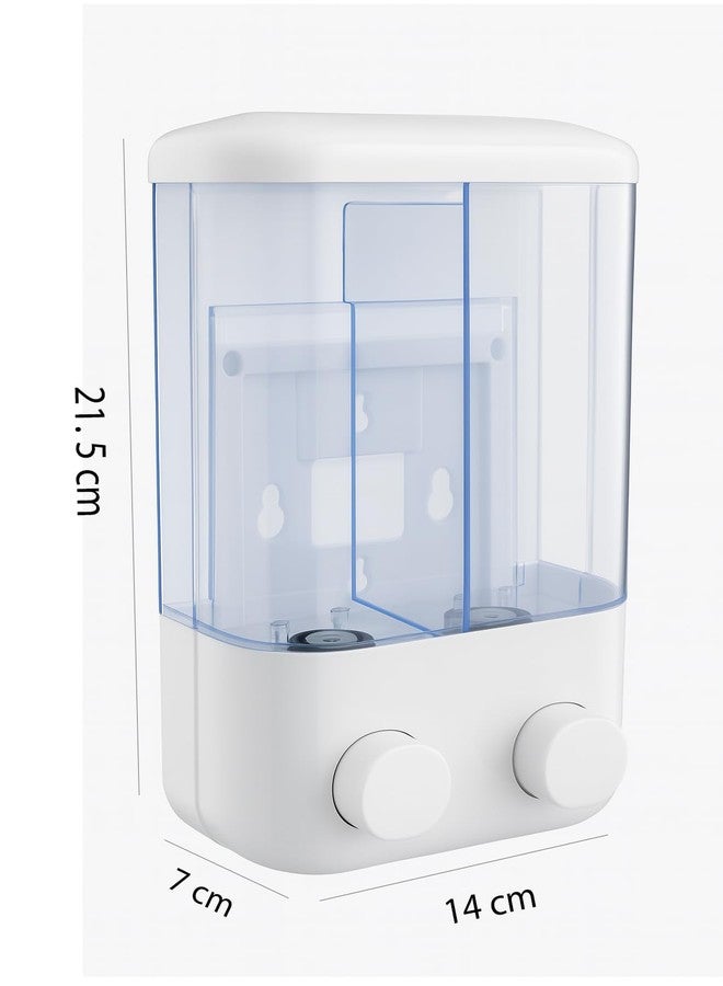 Shopper52 Wall Mounted Suction Cup Soap Liquid Hand Wash Dispenser for Home Office Restaurant - PLSOPD - Image 5