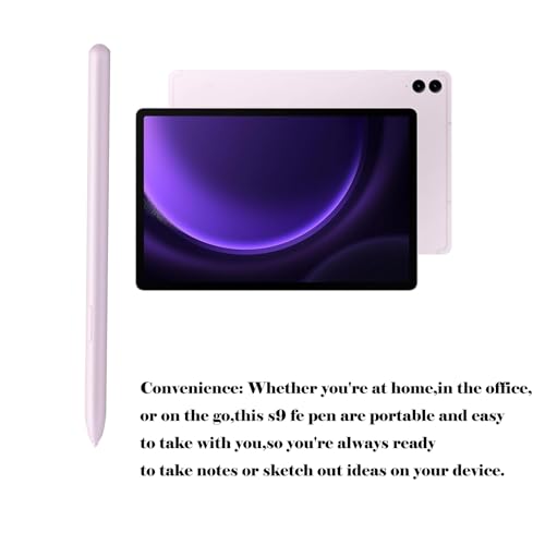 CaoXiong Galaxy Tab S9 FE S Pen Replacement for Samsung Galaxy Tab S9 FE / S9 FE+ S Stylus Pen Compatible with Samsung Galaxy Tab S9 FE/S9 FE+/S9/S9 FE Plus/S9 S Pen(Purple) - Image 5