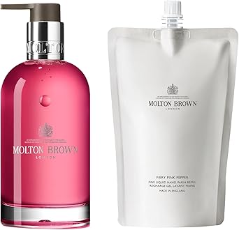 MOLTON BROWN Molton Brown Fiery Pink Pepper Fine Liquid Hand Wash Glass Bottle  - Image 2