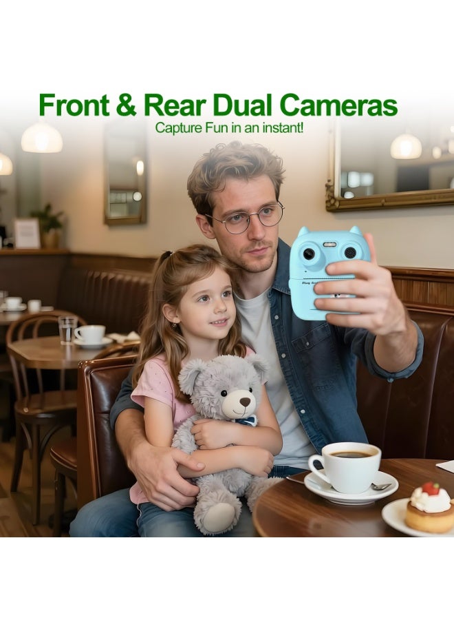 Kids Camera Instant Print,1080P Kids Instant Cameras that Print Photos,Christmas Birthday Gifts for Girls Age 3-12,Portable Toy for 3 - 10 Year Old Girls Boys - Image 4