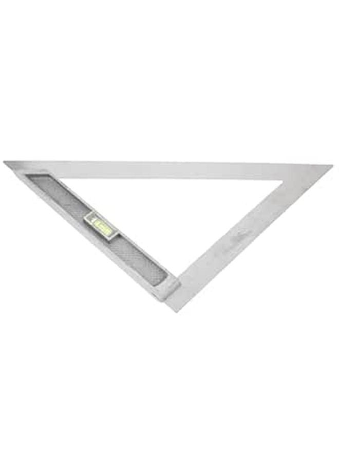 90 Degree Carpenter Triangle Ruler with Level Large Framing Square for Woodworking Drafting Precision Scale Tool - Image 1
