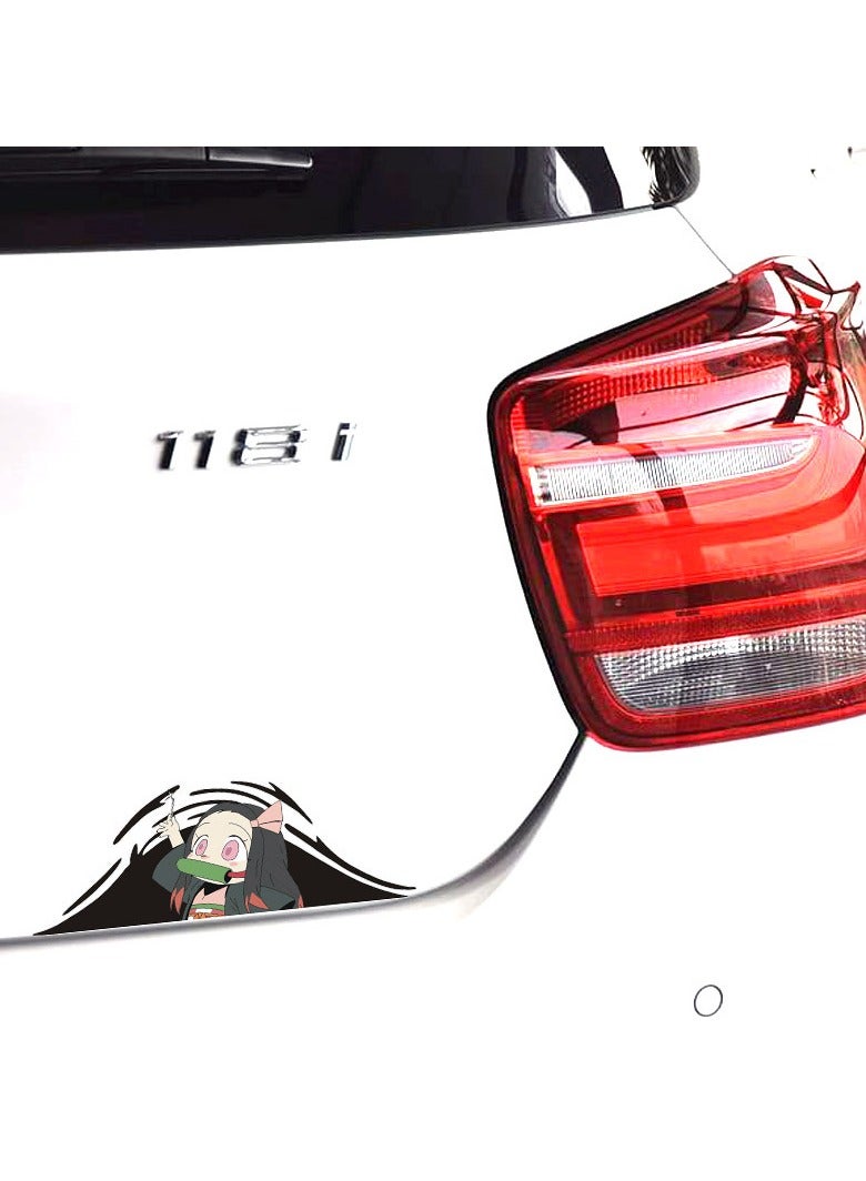 1-Piece Car Creative Anime Stickers Personality Graffiti Bumper Decoration Body Motorcycle Electric Car Suitcase Stickers - Image 2