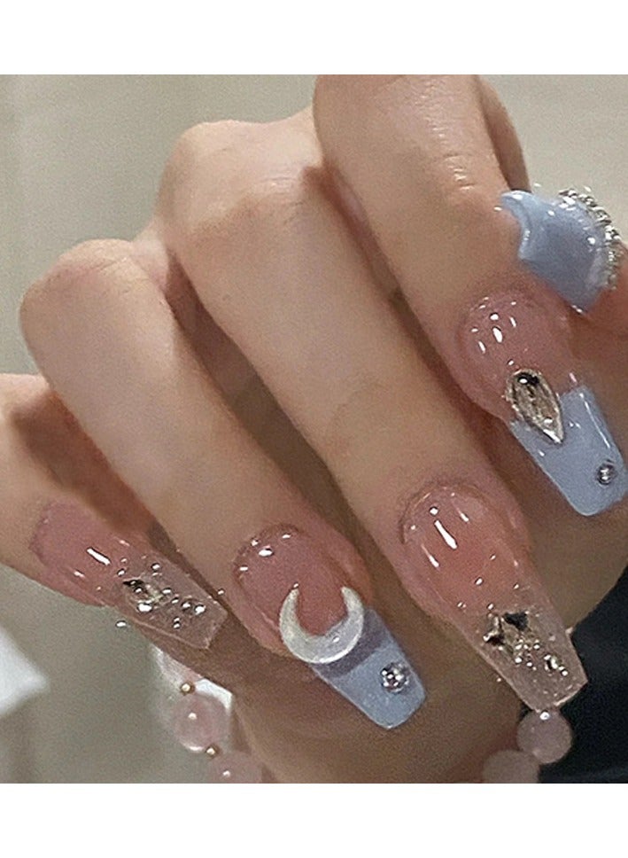 اضغط على أظافر 24 قطعة أظافر صناعية - Image 1