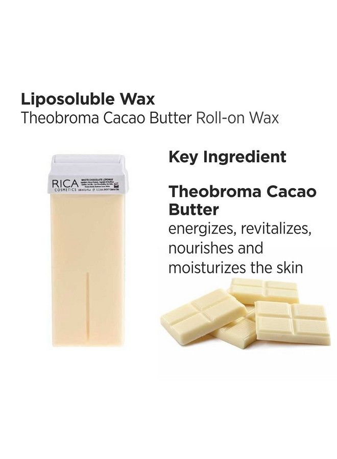 Rica طقم شمع الشوكولاتة البيضاء رولون (مجموعة من 2 عبوة شمع) 100 مل - Image 4