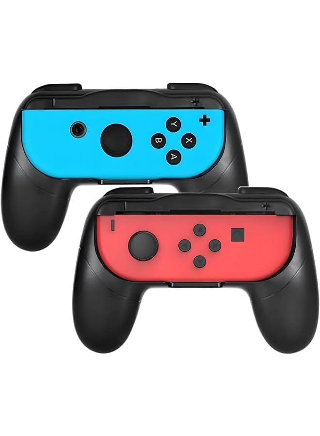 X spring Grips For Nintendo Switch 2 Pack Handheld Joystick Remote Control Holder Black Controller Grips Game Controller Grip Game Accessories Compatible With Nintendo Switch Joy Con - Image 1