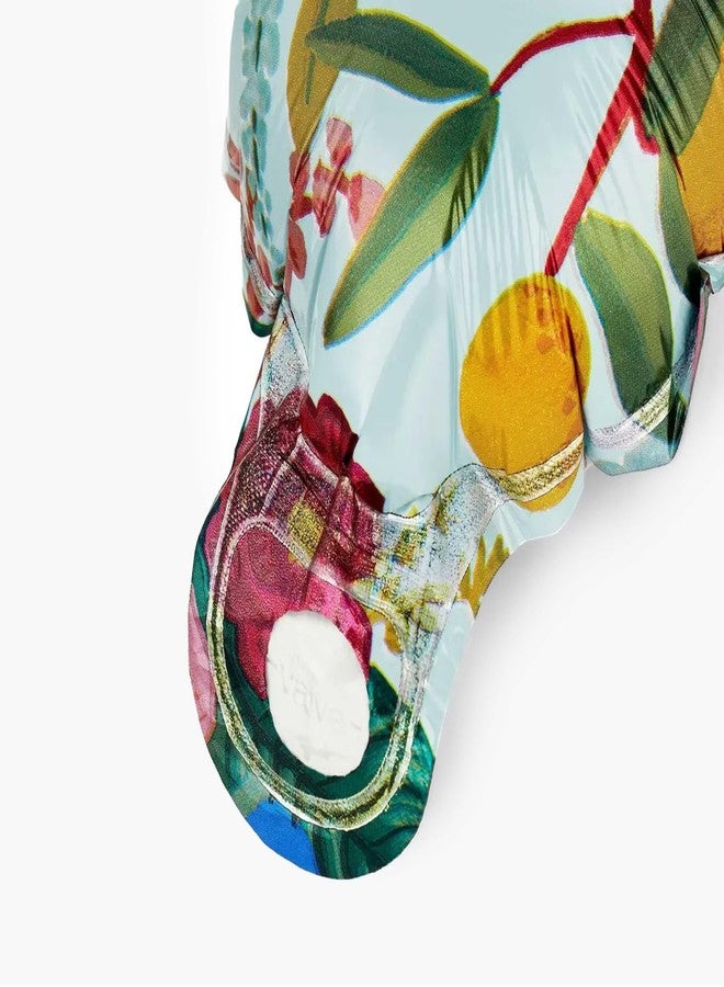 رايفل بيبر كو. بالون فويل "ياي" من شركة رايفل بيبر، بتصميم زهري نابض بالحياة مع كتابة مرحة، مثالي للحفلات والاحتفالات، ديكور أنيق ومرح لإضفاء لمسة احتفالية على أي مناسبة. - Image 3