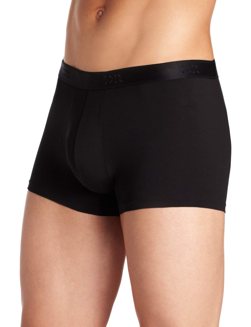 Derek Rose Men's Pima Cotton Stretch Hipster Underwear (Black, Small) - Image 3