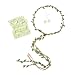 DDazzling Flower Crown Floral Wreath Headband Floral Garland Headbands Photo Props,Rose Flower Crown Kit, 3 Piece (Ivory) - Image 2