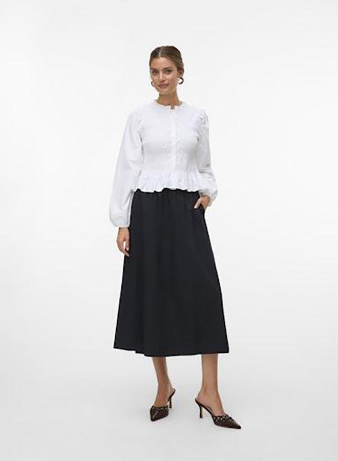 VERO MODA Vmcharlotte Hw Ankle Skirt Wvn Ga  - Image 2