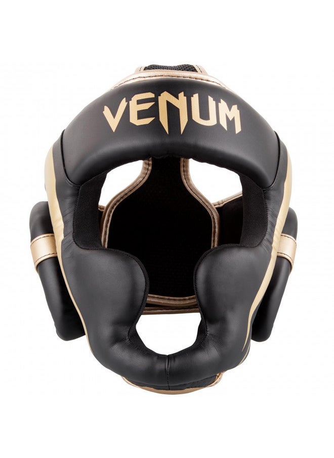 VENUM - Venum Elite Headgear - Black/Gold, One Size - Image 1