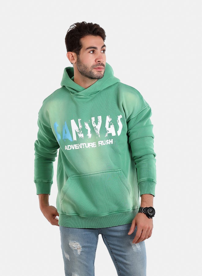 WHITE RABBIT Midnight Printed Hoodie - Image 2