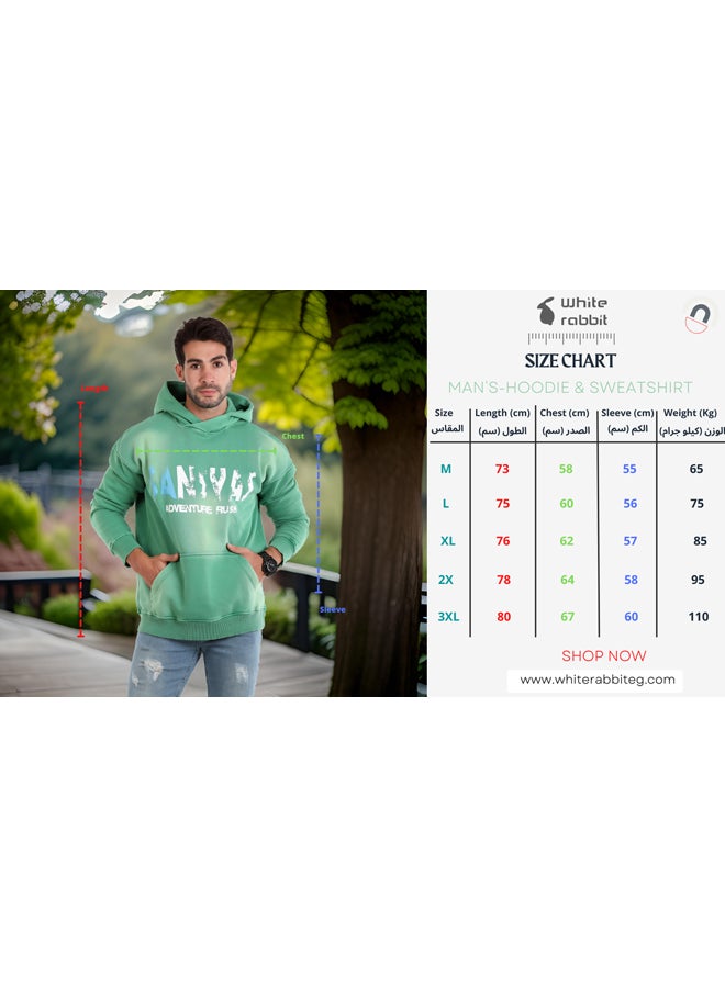 WHITE RABBIT Midnight Printed Hoodie - Image 5