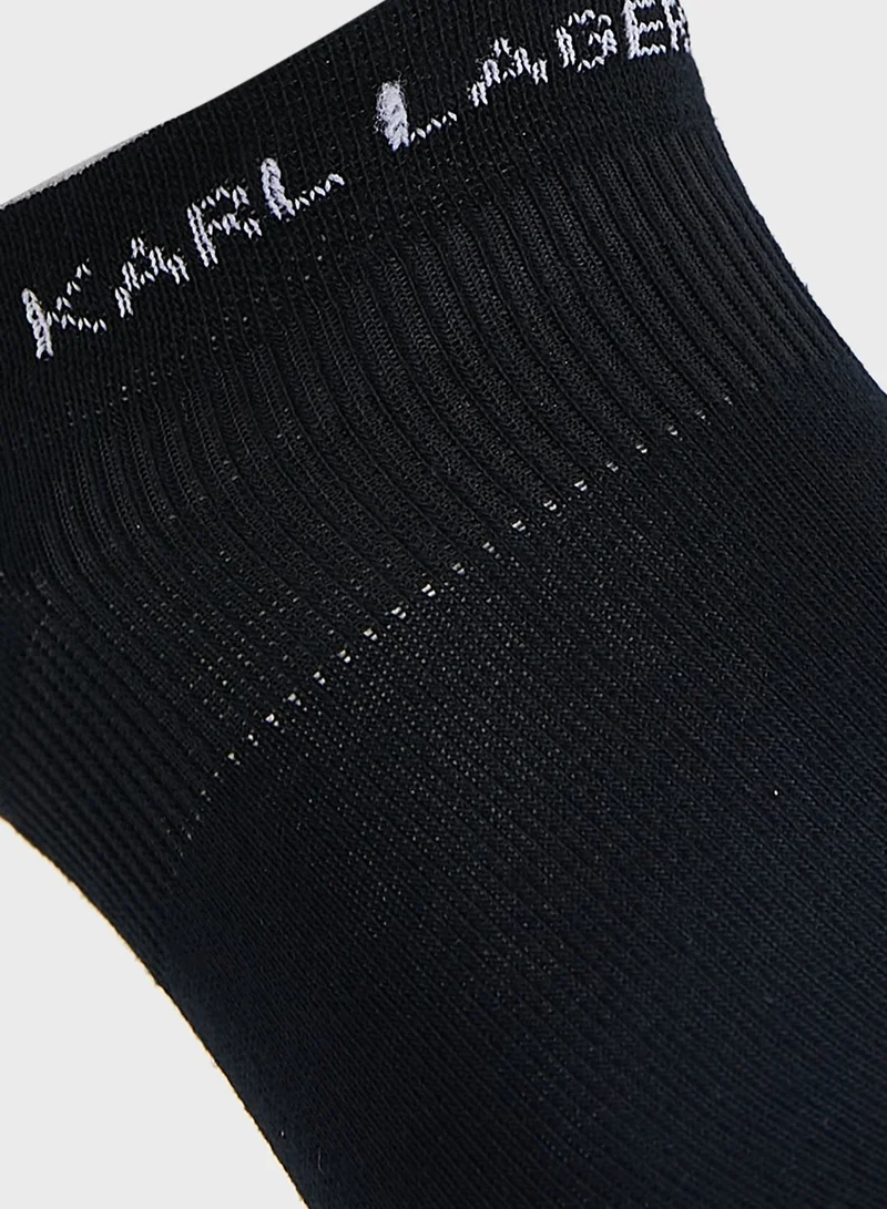 Karl Lagerfeld Logo Socks