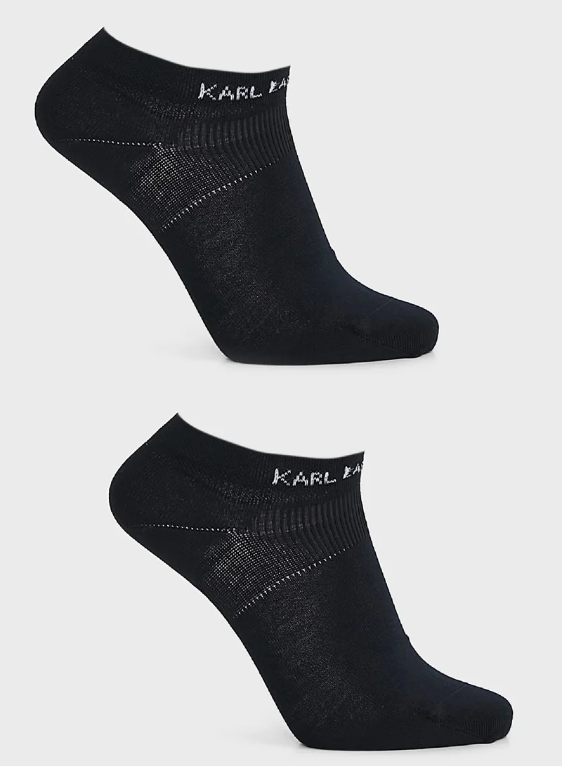 Karl Lagerfeld Logo Socks
