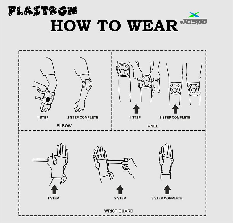 jaspo Plastron Saver 3 Professional Protective Set (Knee/Elbow/Wrist Guard) Multi Purpose Safety Kit for Skateboarding, Roller Skating, Inline Skating, Cycling and Other Sports (Medium, Pink) - Image 5