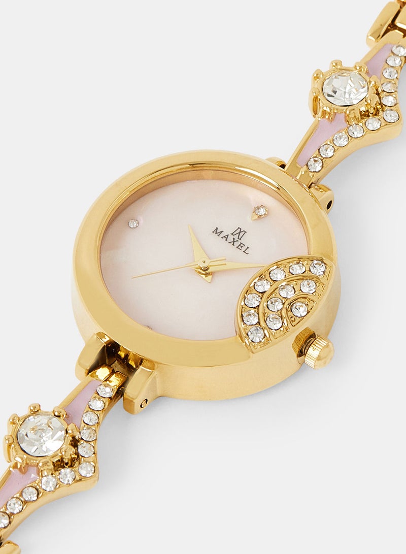 Maxel Women's Fashion Waterproof Analog Wrist Watches MX282 - 28mm - Image 2